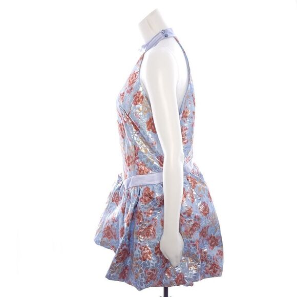 Love Shack Fancy Ola Mini Dress Morning Cappuccino Floral Size 12 Pockets - Picture 7 of 13